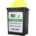 Remanufactured Lexmark 12A1980 (80) Color Ink Cartridge