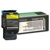 Lexmark™ C540H1YG High-Yield Toner, 2000 Page-Yield, Yellow